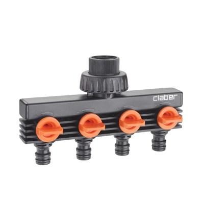 Claber four-way tap connector Cod. 8580