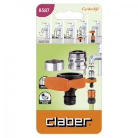 Raccord rapide Claber pour robinet 3/4 Code 8587