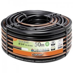 Claber anti-twist wired hose 50 meters top black 3/4 cod. 9045