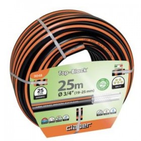 Claber anti-twist wired hose 25 meters top black 3/4 cod. 9048