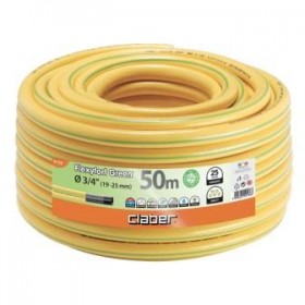Claber anti-twist hose 50 meters flexyfort green 3/4 cod. 9138