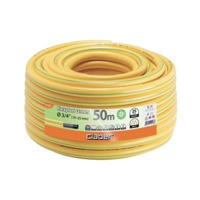 Claber anti-twist hose 50 meters flexyfort green 3/4 cod. 9138