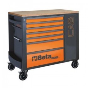 Beta Tool Chest With 7 Drawers And Storage Cabinets RSC24L-CAB