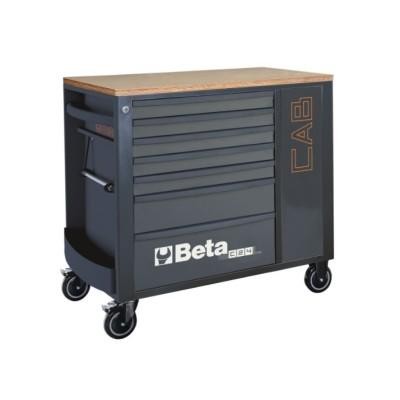 Caja de herramientas Beta con 7 cajones y armarios de almacenamiento RSC24L-CAB