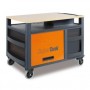 Beta super tank trolley with wooden worktop and 10 drawers RSC28