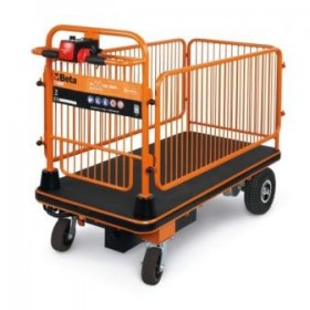 Beta "BRUTUS" Electric Work Cart With Sideboards C48M