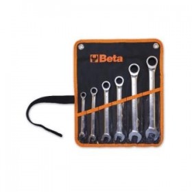 Beta series 9 straight ratchet combination wrenches 141/B9