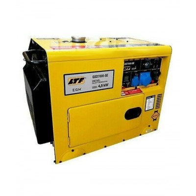 Ltf 4.5Kw single-phase silenced diesel generator with AVR GSD7000-SE