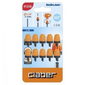 Claber 360 ° micro-sprayer pack of 10 pieces code 91258