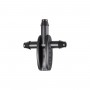 Claber three-way fitting 1/4 blister of 10 pieces cod. 91141