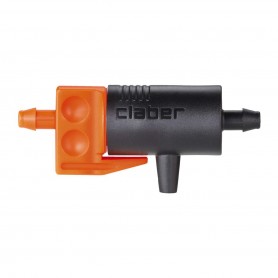 Gotero en línea Claber 0-6 l/h blister de 10 unidades cod. 91217
