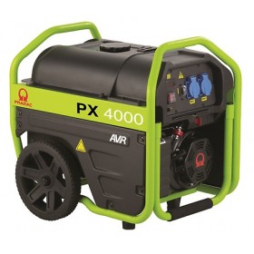 Generador de gasolina monofásico Pramac PX4000 de 2,3 kW con AVR
