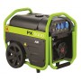 Generador de gasolina monofásico Pramac PX5000 de 3,5 kW con AVR
