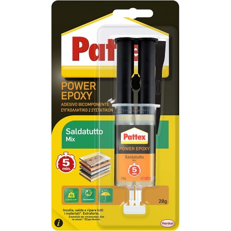Pattex Power Epoxy saldatutto Mix 28g cod. 1478701