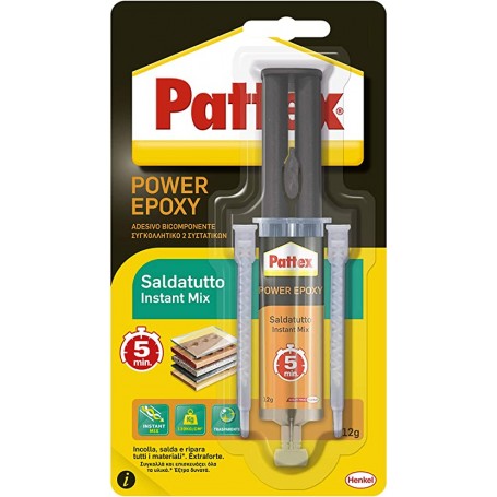 Pattex Power Epoxy saldatutto Mix 12g cod.1478140