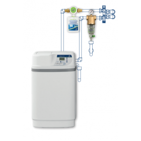 Wasserpatente starten Basispaket mit 11 Liter Enthärterfilter und Pumpe