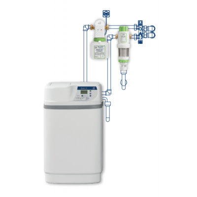 Start package eau brevetée avec pompe de 22 litres et filtre adoucisseur anticorrosion