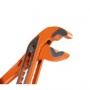 Beta Orange painted closed hinged adjustable poligrip pliers 1048VN