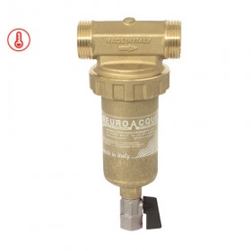 Euroacque brass sand trap filter 3/4 - 1 inch mod. NANO BRASS