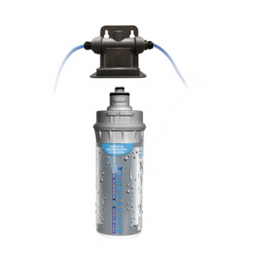 Euroacque undersink filter til raffinering af drikkevand mod. FLOD/SØLV/S