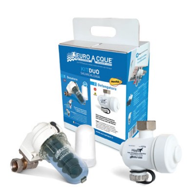 Euroacque Boiler Saver Kit mit Filter und Spender mod. DUO-KITS