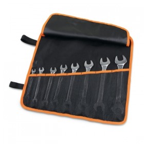 Beta set of 8 open ended spanners in roll-up bag cod. 55/B8N