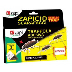 ZAPI trappola adesiva per scarafaggi Zapicid Debello Trap cod. 421102