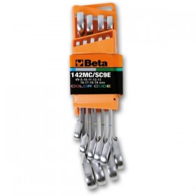 Beta 9 colored reversible ratchet combination wrenches 142MC/SC9E