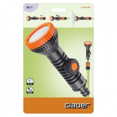Claber shower wand with delicate jet cod. 8917