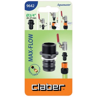 Adaptador Claber rosca macho 3/4 cod. 9642