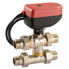 Comparative motorized valve SINTESI BY-PASS 1/2 cod. SR2221A4AU