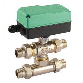 Comparative motorized valve Diamant 2000 BY-PASS 1 cod. DY222C4A