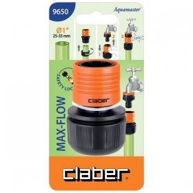 Claber-Verbindungsstück für 1 max. Durchflusskabeljau. 9650