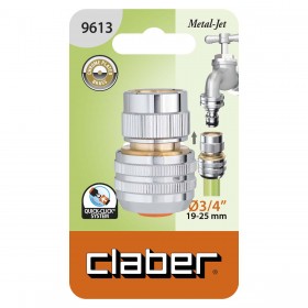 Raccord automatique Claber pour tuyaux 3/4 cod. 9613