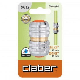 Raccord de réparation Claber pour tuyaux 1/2 - 5/8 cod. 9612