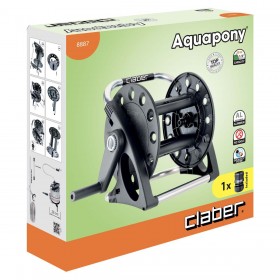 Claber aquapony removable wall hose reel cod. 8887