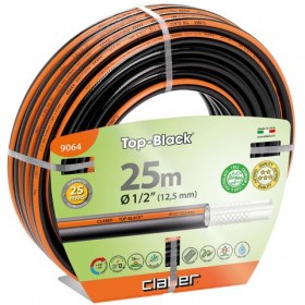 Claber anti-twist braided hose 25 meters top black 1/2 cod. 9064