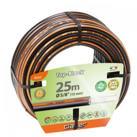 Claber anti-twist wired hose 25 meters top black 5/8 cod. 9065
