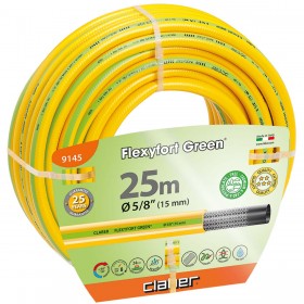 Claber anti-torsion knitted hose 25 meters flexyfort green 5/8 cod. 9145