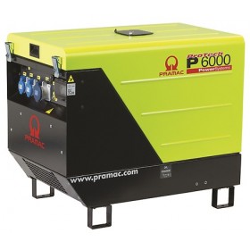 Groupe électrogène diesel monophasé Pramac P6000 4,3 kW électrique CONN+DPP