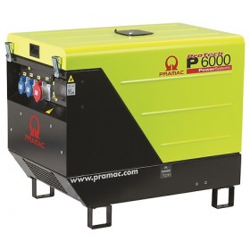 Pramac P6000 driefasige dieselgenerator 4,5kW elektrisch CONN+DPP+AVR