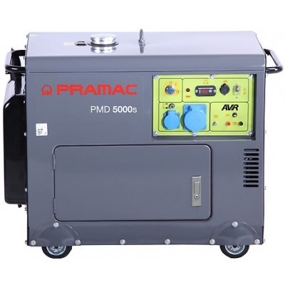 Pramac PMD5000s eenfasige elektrische generator 4,5kW diesel AVR