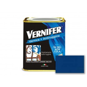 Vernifer antiruggine e vernice blu brillante 750 ml cod. 4872