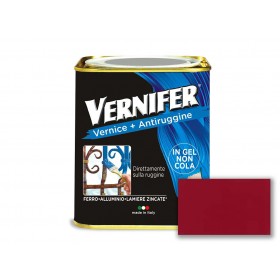 Vernifer antiruggine e vernice rosso brillante 750 ml cod. 4870