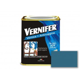 Vernifer antiruggine e vernice azzurro antichizzato 750 ml cod. 4893