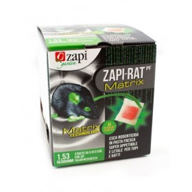 ZAPI Rodenticide ZAPI-RAT-PF Matrix 3 sachets of 510 g cod. 104615