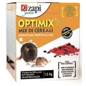 ZAPI Rodentizid OPTIMIX NEXT MIX OF CEREALS Karton 1,5 kg Kabeljau. 104272