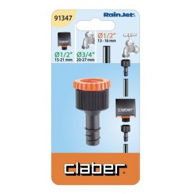 Claber-Anschluss für Rohr mit 1/2-Gewinde cod. 91347