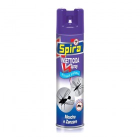 Spira spray mosche e zanzare fresco profumo 400 ml