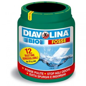 DIAVOLINA Bio pits in water-soluble bags